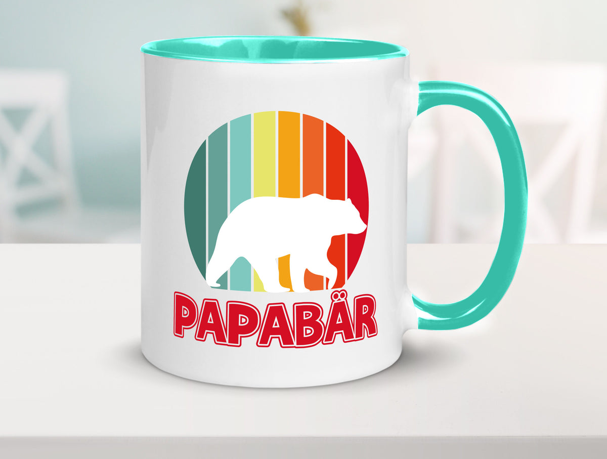 Papabär | Papa Tasse Vater Vatertag Bär lustiger Spruch Geschenk Familie