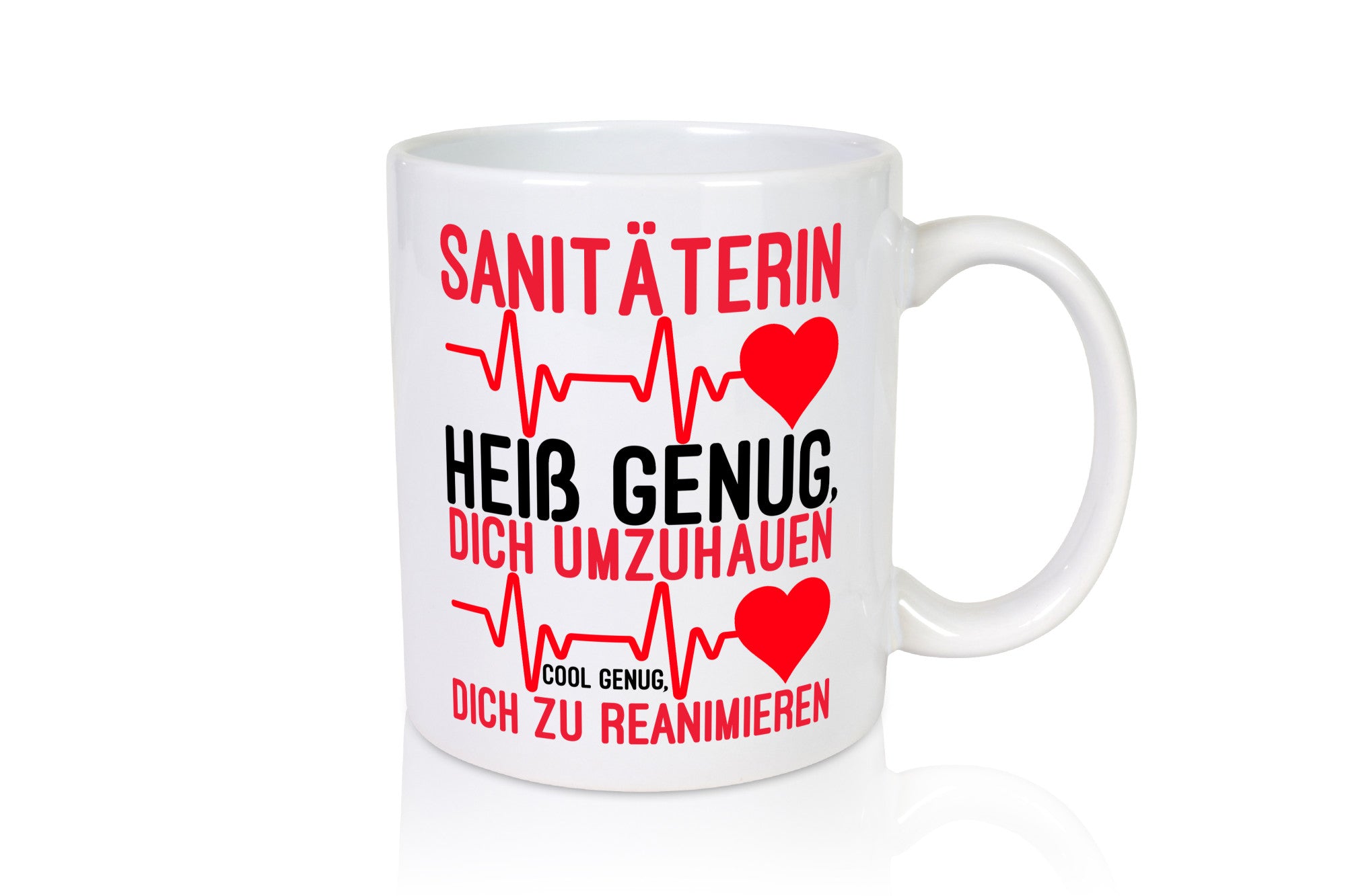 Heiße Sanitäterin | Reanimation Puls Rettungsdienst lustiger Spruch Geschenk