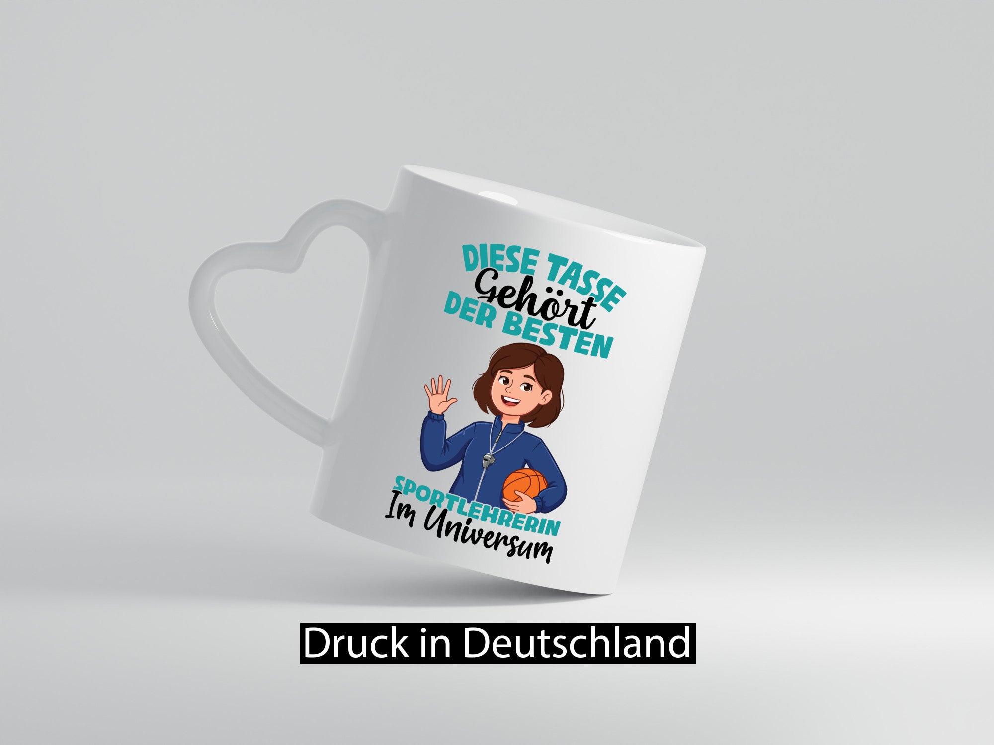 Im Universum: Sportlehrerin | Lehrer Sport Humor Geschenkidee Tasse