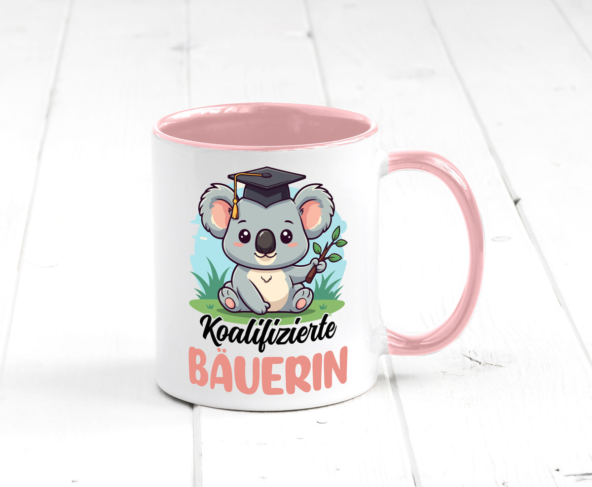 Koalifizierte Bäuerin | Bauernhof Landwirtschaft lustiger Spruch Geschenk Humor Tasse