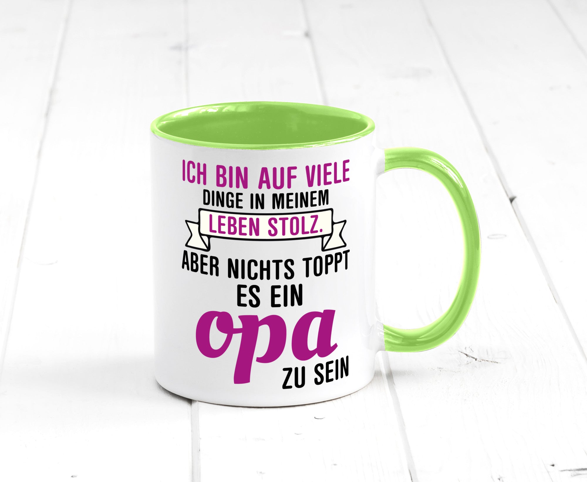 Opa Tasse | Stolzer Großvater Vatertag Enkelkinder Geschenk Familie