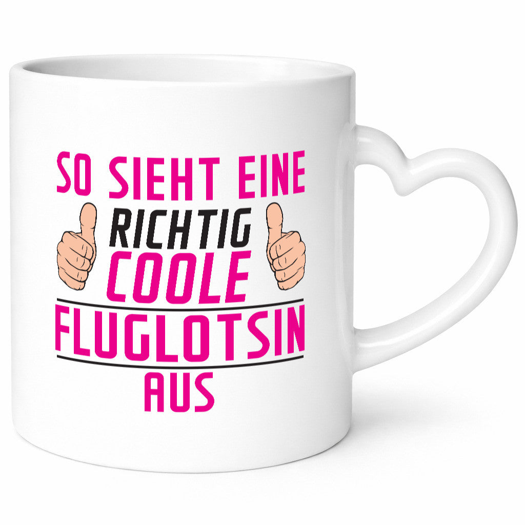 Richtig Coole Fluglotsin | Flughafen Flugverkehr Humor Geschenkidee Tasse