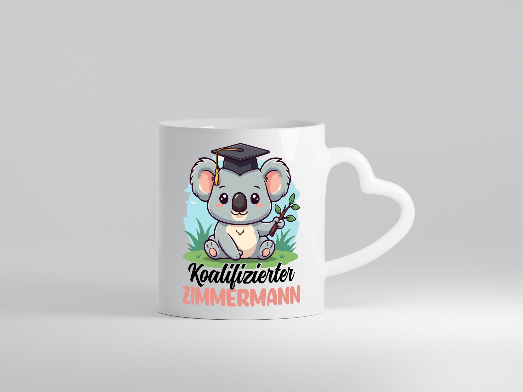 Koalifizierter Zimmermann | Handwerker Holzbau lustig Humor Geschenkidee