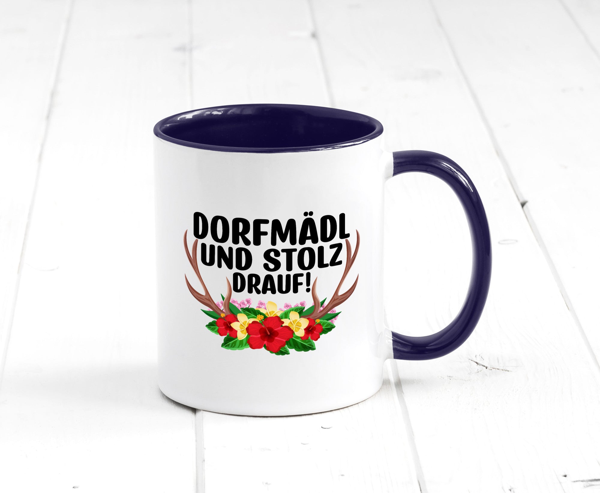 Dorfmädel und stolz drauf | Dorfkind Dorf v2 Geschenkidee Humor Tasse