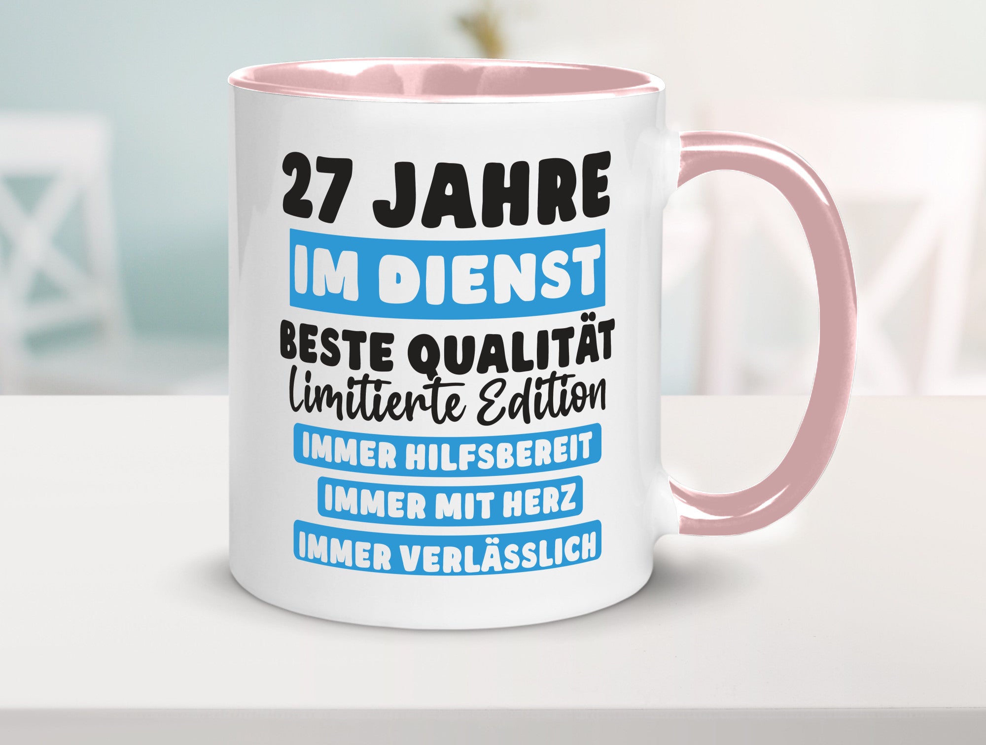 27 Jahre im Dienst | Jubiläum Arbeit v6 lustiger Spruch Geschenk Kollegen Büro