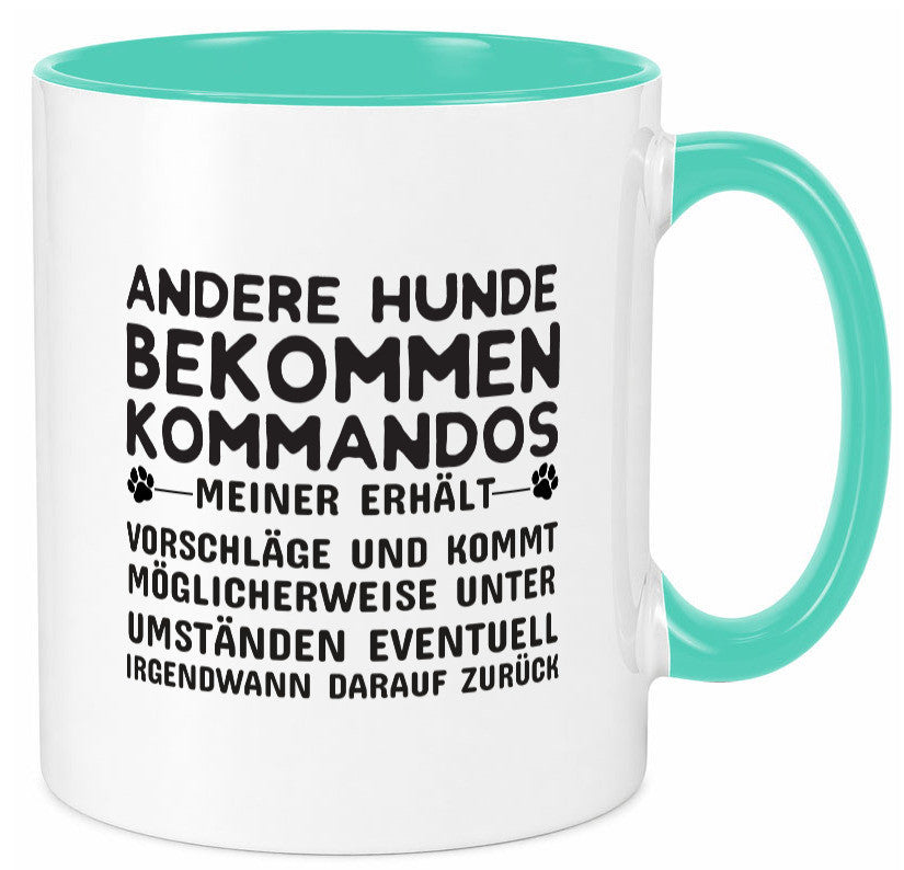 Hunde Training | Hundebesitzer Tasse Hundekommando lustig Tierliebhaber Humor
