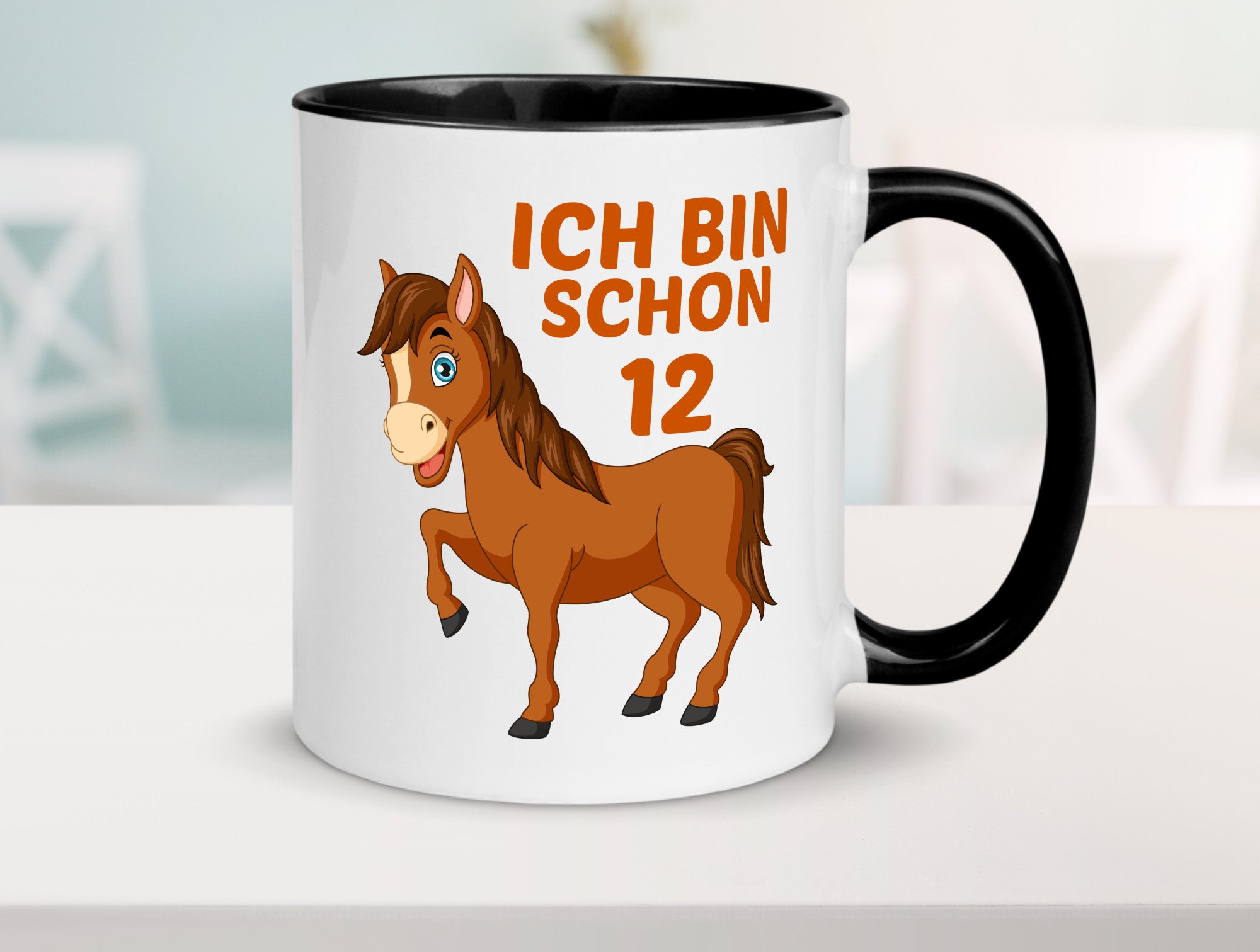 12. Geburtstag | Ich bin schon 12 Pferde Pony Geschenkidee Humor Tasse