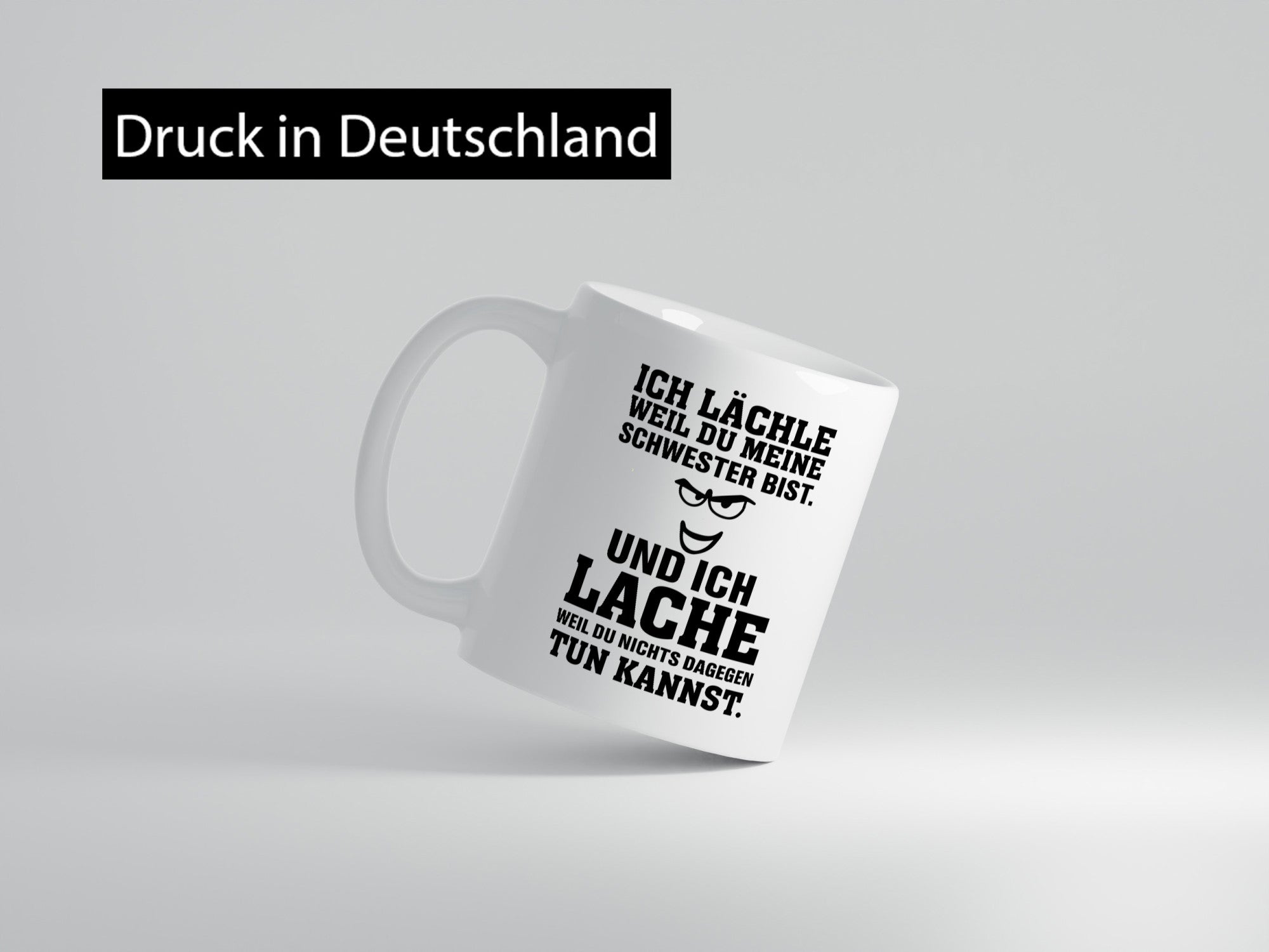 Du bist meine Schwester lustig Humor Geschenkidee Geschenk Tasse