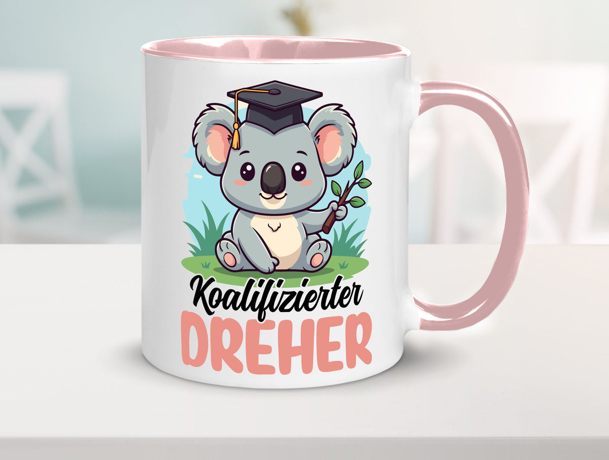 Koalifizierter Dreher | Fräser v2 Geschenk Humor Geschenkidee lustiger Spruch Tasse