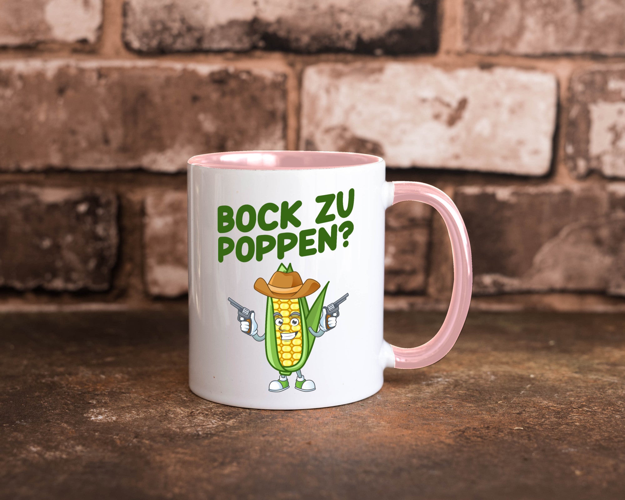 Bock auf Poppen | Mais Lustig Geschenk Humor Geschenkidee lustiger Spruch Tasse