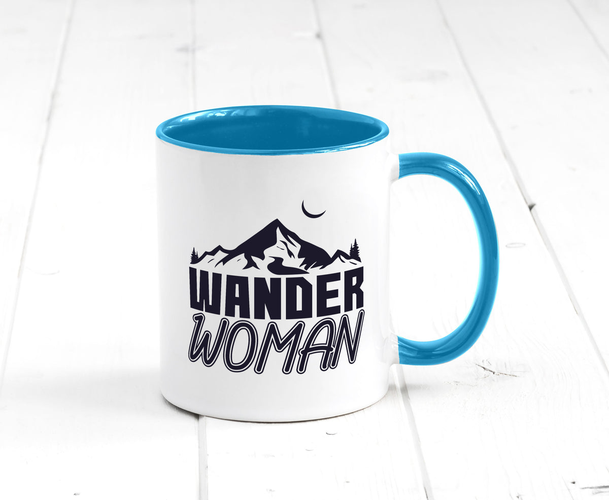 Wander Woman | Frauen Tasse Wanderer Bergsteigen lustig Familie Geschenkidee