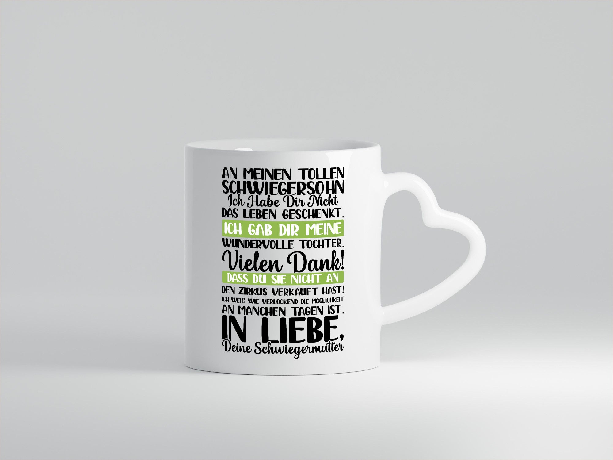 An meinen tollen Schwiegersohn vl2 lustig Familie Geschenkidee Geschenk Tasse