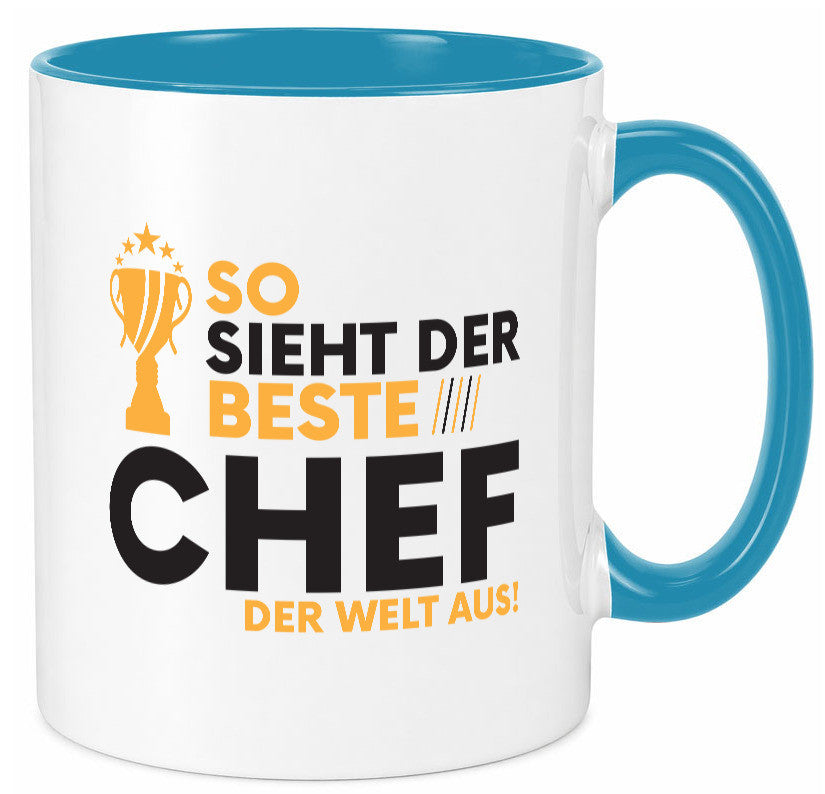 Der Weltbeste Chef | Führungskraft Vorgesetzter lustig Arbeit Kollegen Büro Tasse