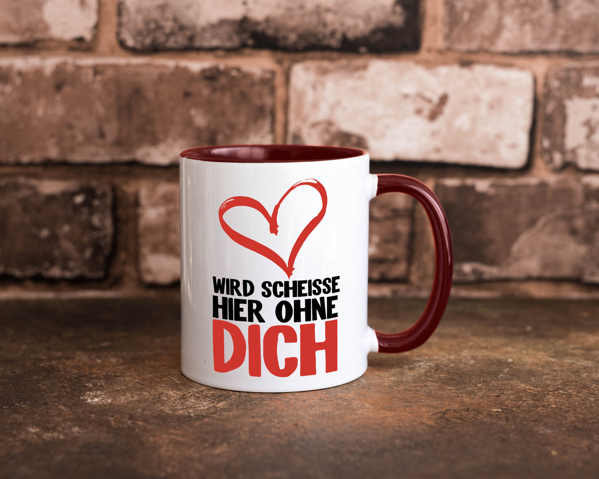 Wird Scheisse Geschenk Humor Geschenkidee lustiger Spruch Tasse