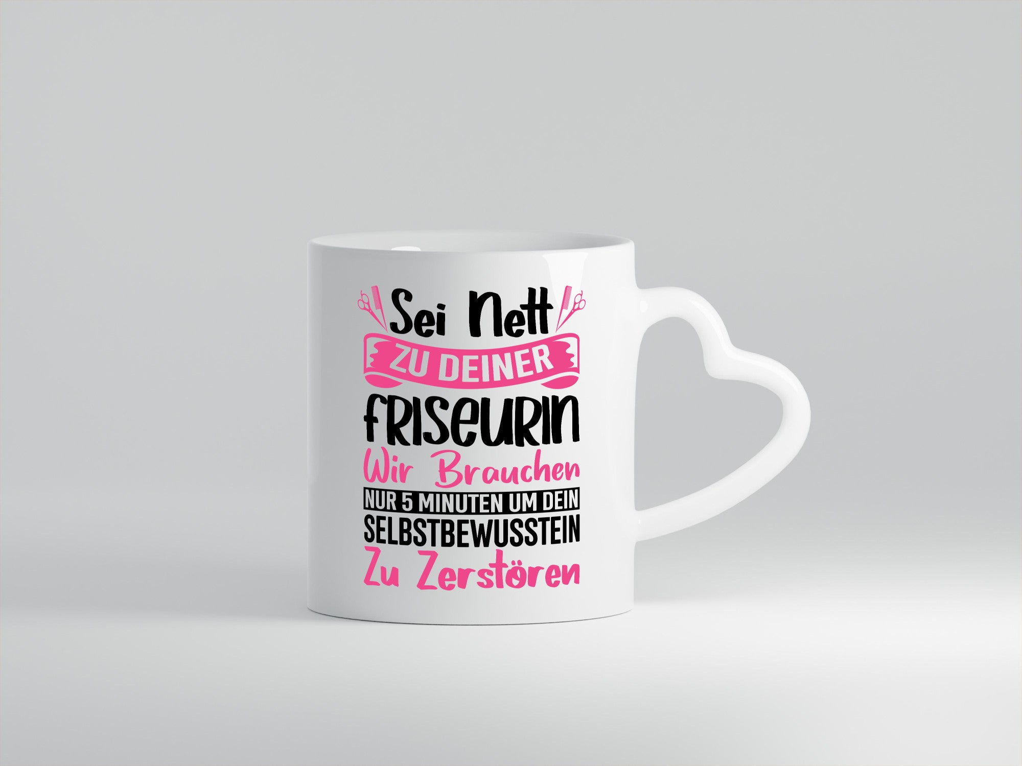 Sei nett zu deiner Friseurin | Barbershop Haareschneiden Geschenkidee Humor