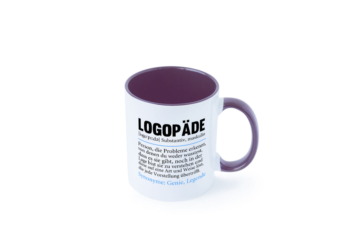 Logopäde | Spruch lustig Sprachtherapie Beruf lustiger Geschenk Arbeit Kollegen Tasse