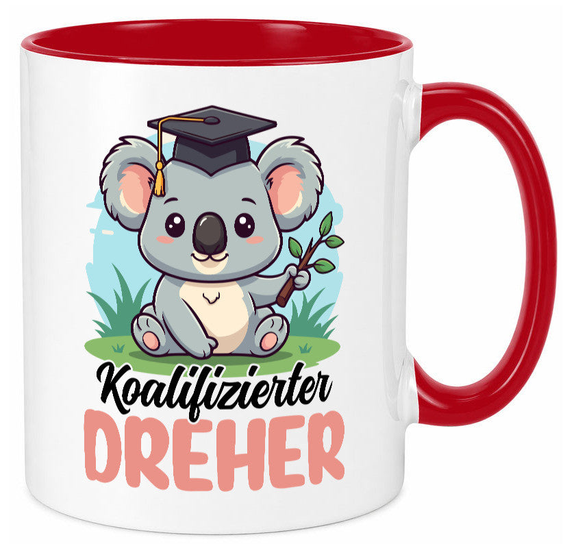Koalifizierter Dreher | Fräser v2 Geschenk Humor Geschenkidee lustiger Spruch Tasse