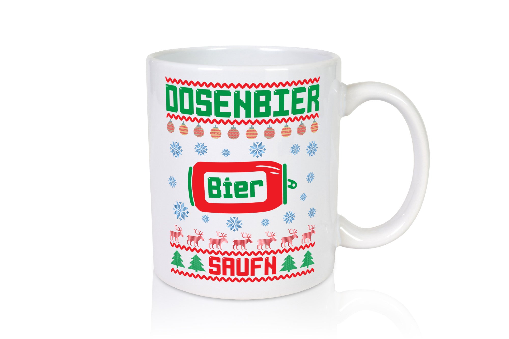 Dosenbier Saufn | Ugly Christmas Weihnachten Humor Geschenkidee Tasse