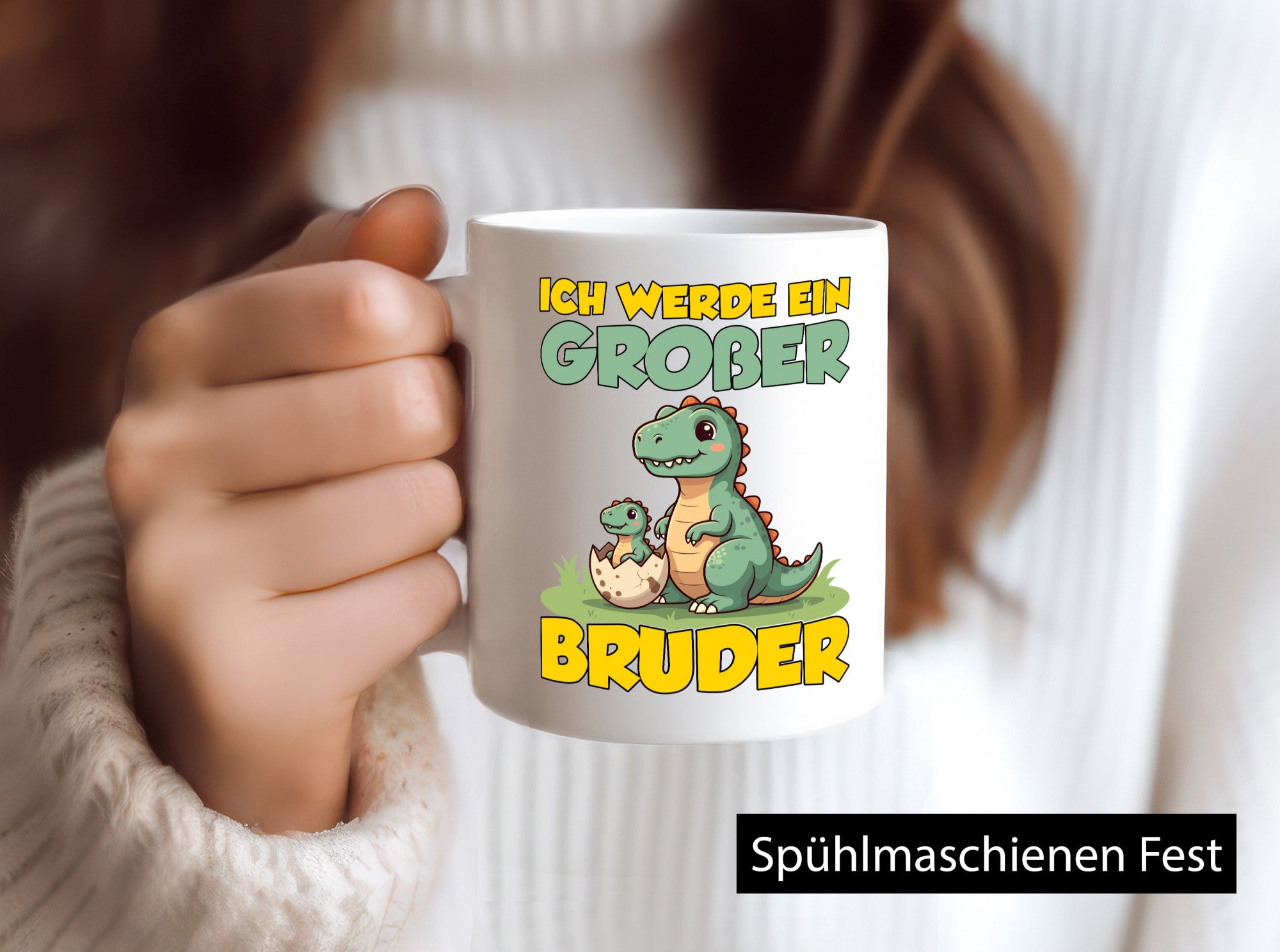 Ich werde großer Bruder | Dinosaurier Big Brother lustig Humor Geschenkidee