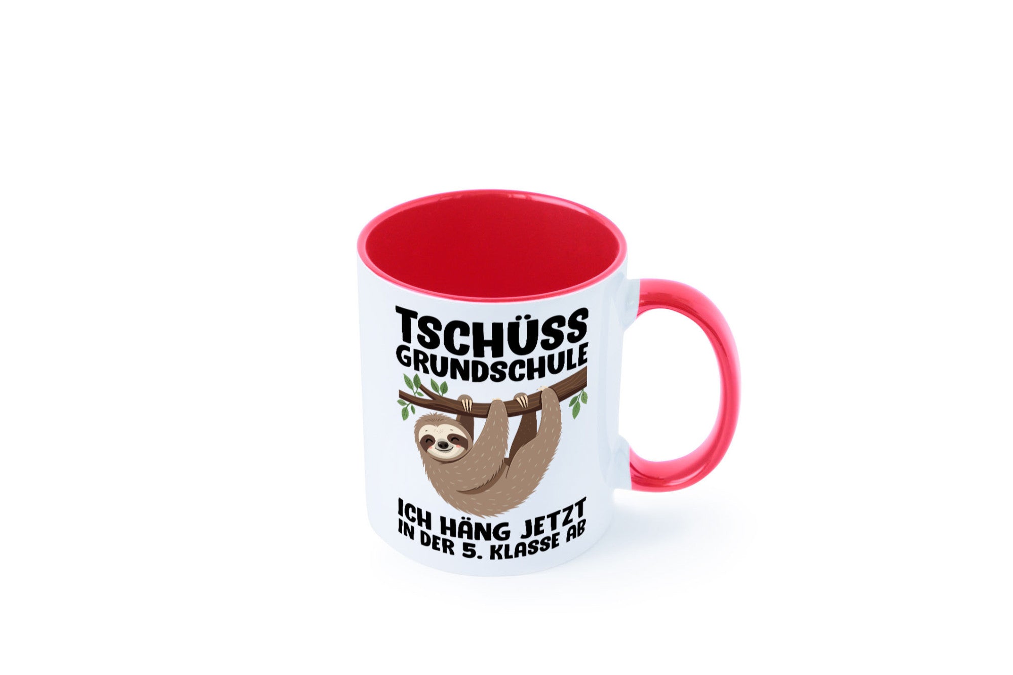 Tschüss Grundschule ich häng jetzt in der 5. Klasse ab Humor Geschenkidee Tasse