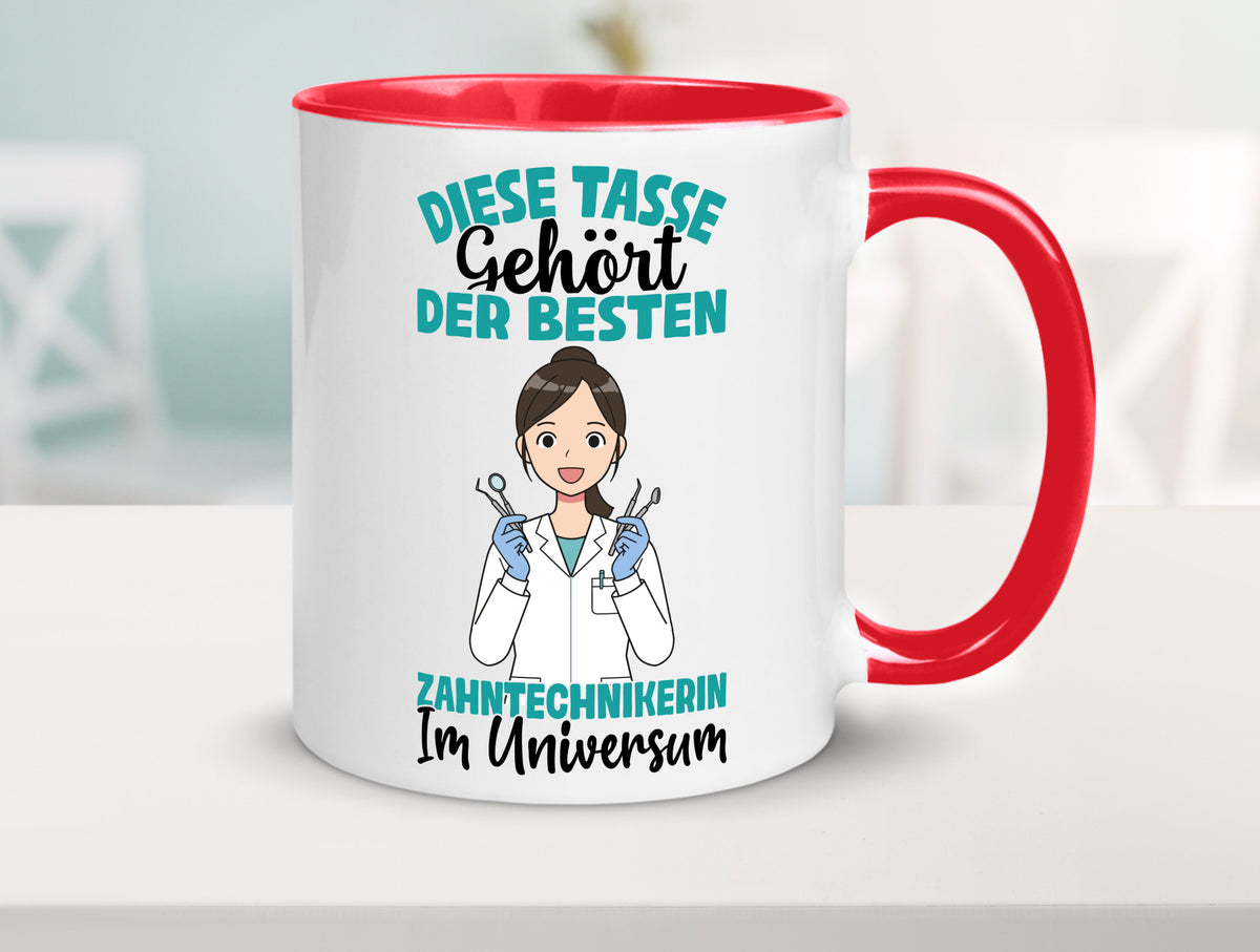 Im Universum: Zahntechnikerin | Zahnmedizin Humor Geschenkidee Tasse