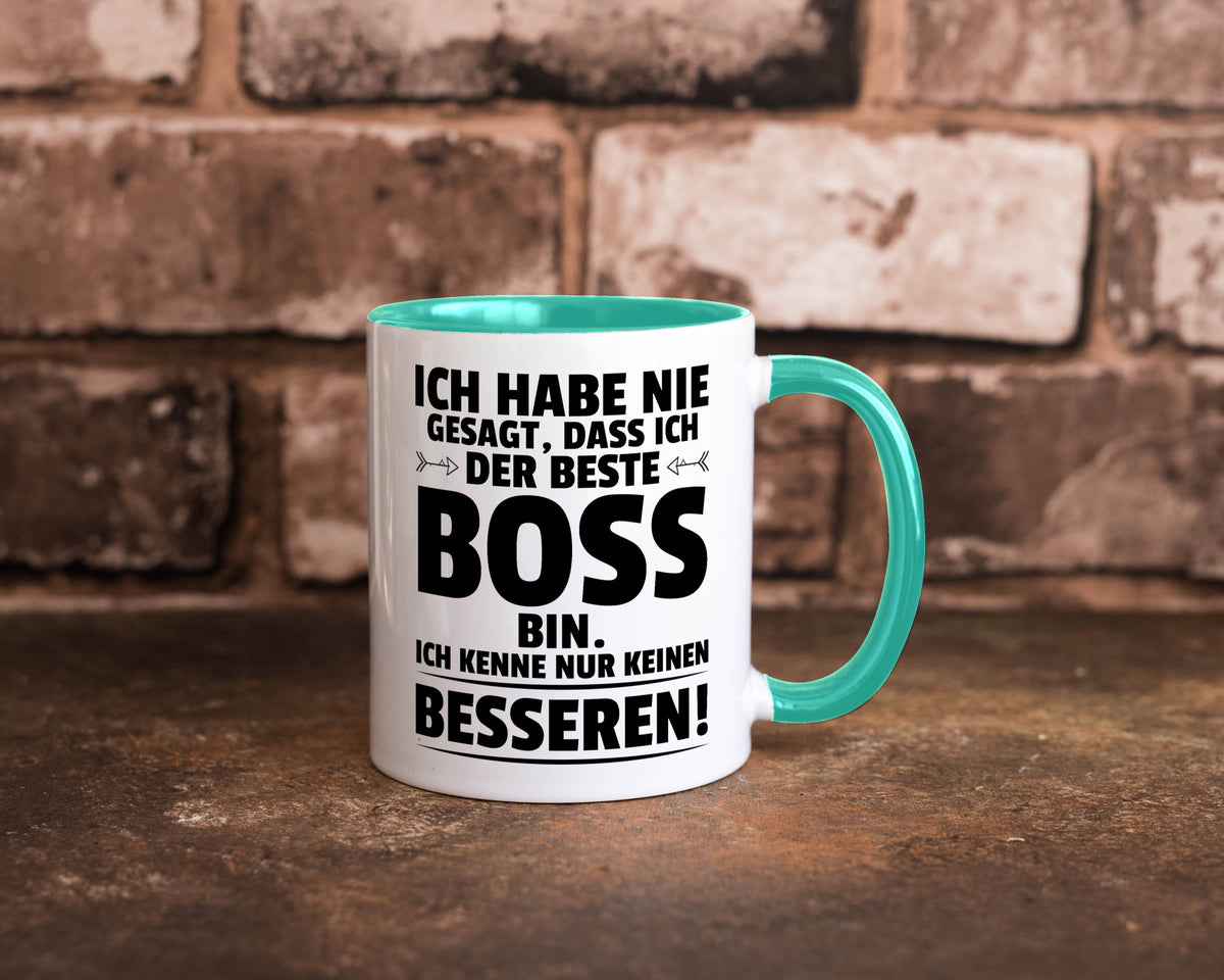 Der Beste Boss | Führungskraft Vorgesetzter lustiger Spruch Geschenk Humor Tasse