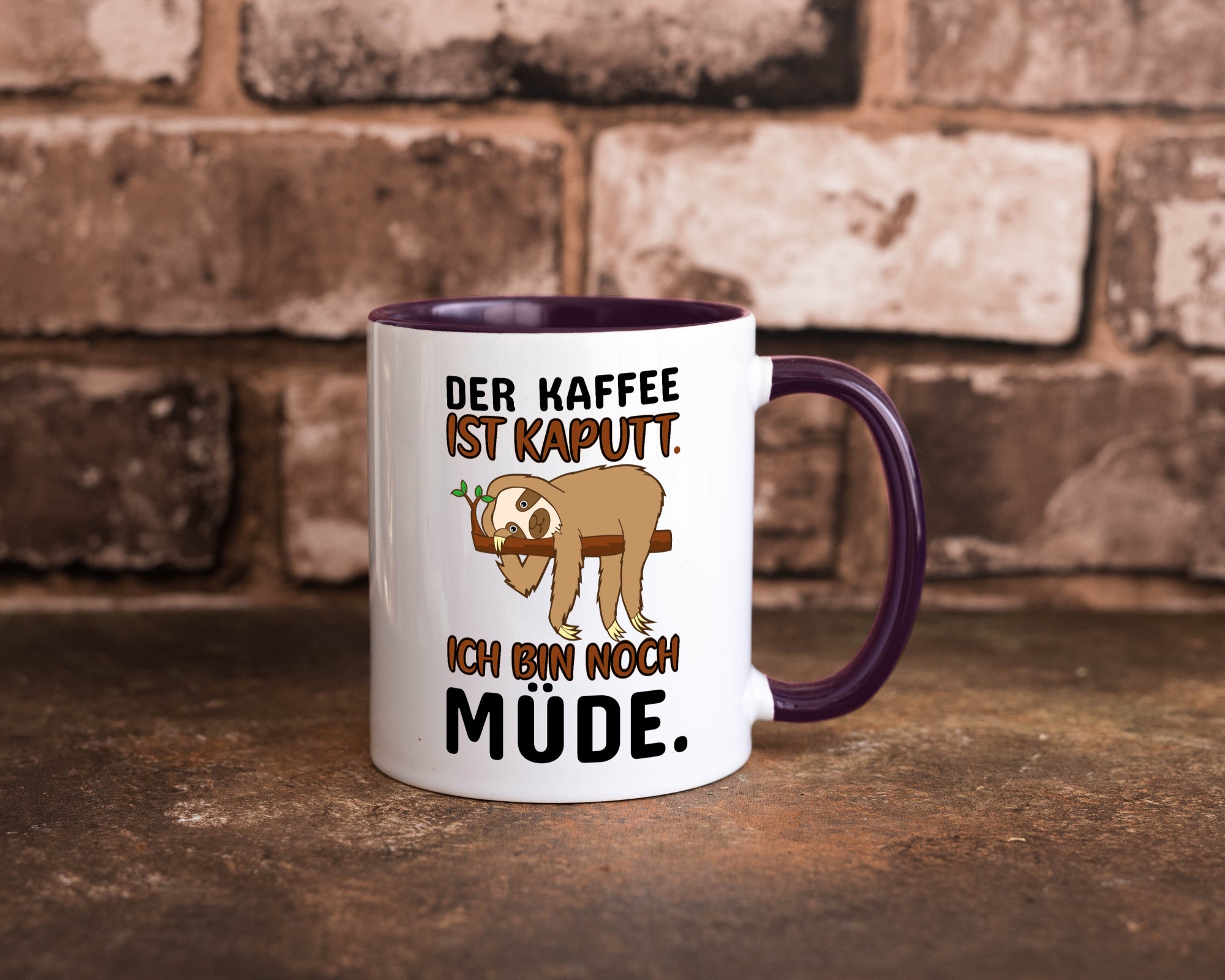 Der Kaffee ist kaputt v2 Geschenk Humor Geschenkidee lustiger Spruch Tasse