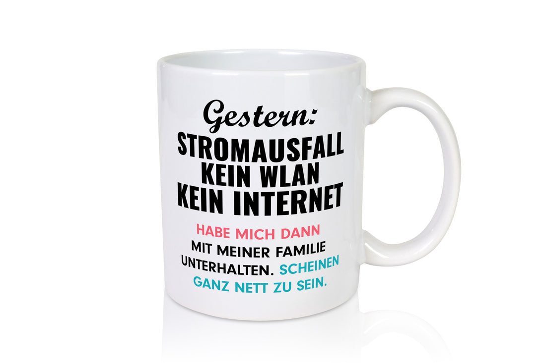 Stromausfall | Nette Familie Kein Internet Geschenk Geschenkidee lustiger