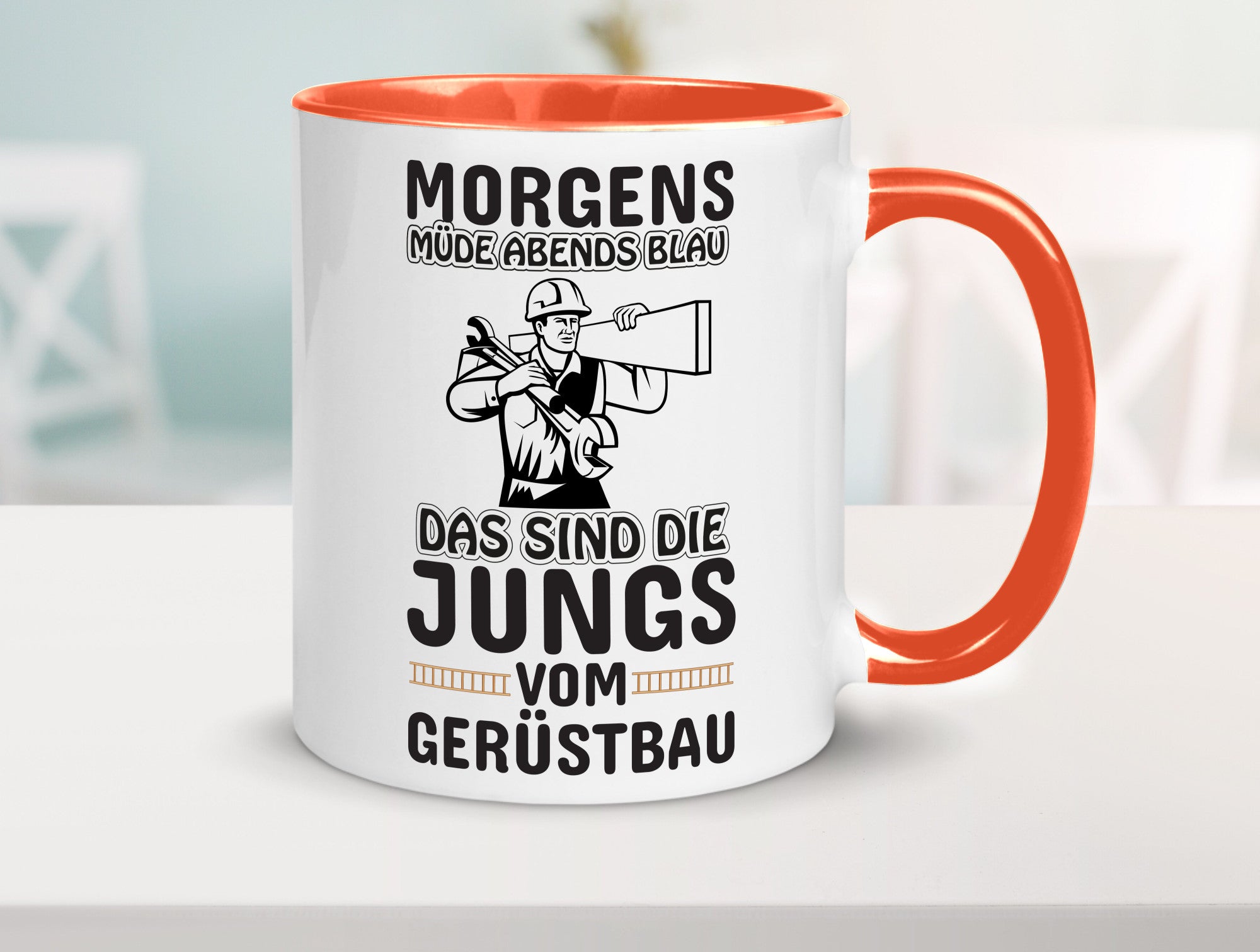 Jungs vom Gerüstbau | Gerüstbauer Tasse Baustelle Geschenk Humor Geschenkidee