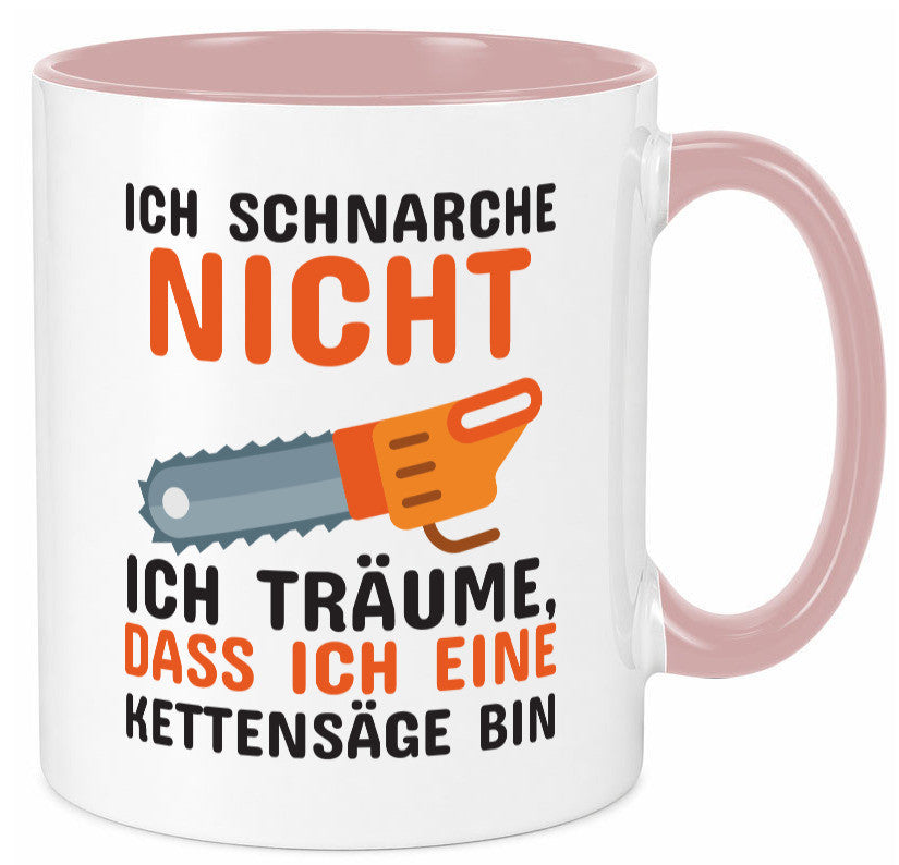 Ich schnarche nicht lustiger Spruch Geschenk Humor Geschenkidee Tasse