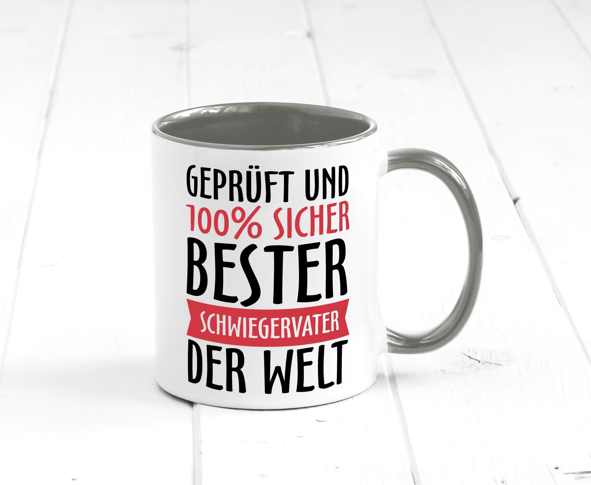 Bester Schwiegervater Geschenk Familie Geschenkidee lustiger Spruch Tasse