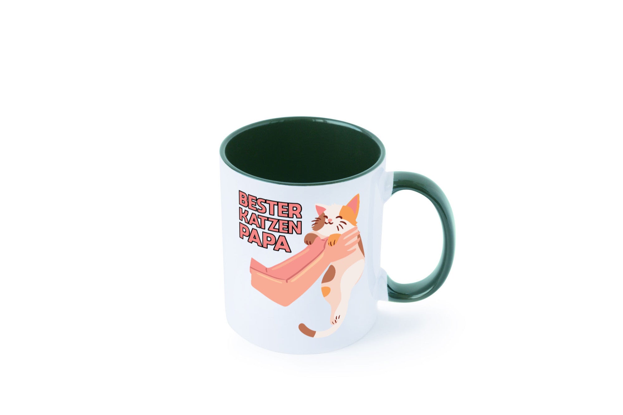 Bester Katzenpapa | Katze Gabel Geschenk Tierliebhaber Humor lustiger Spruch