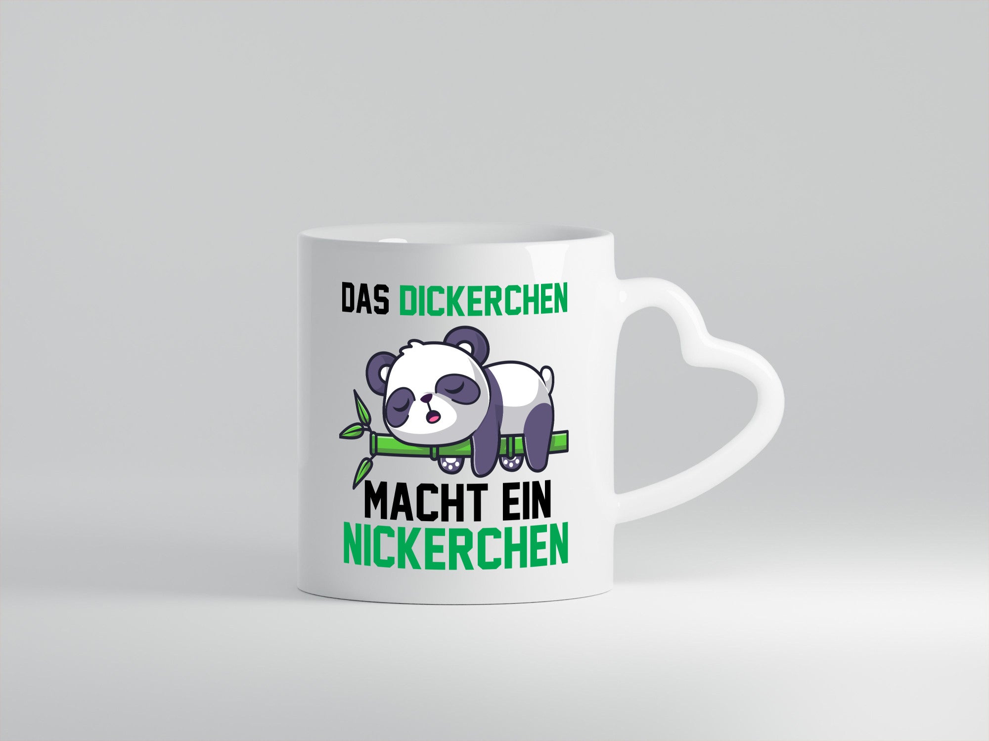 Das dickerchen macht ein Nickerchen | Panda lustiger Spruch Geschenk Humor