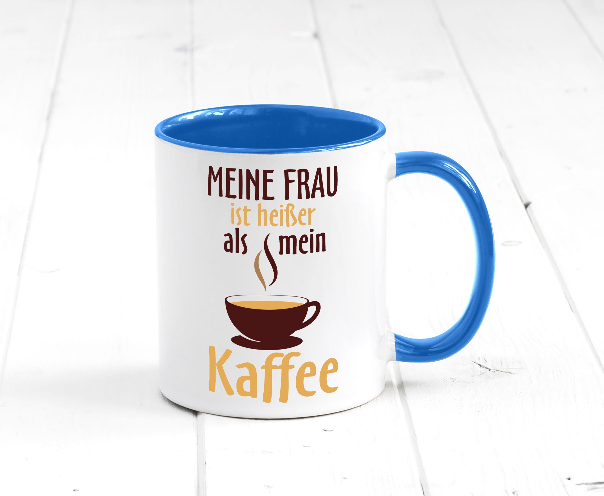 Meine Frau ist heißer als Kaffee | Ehe Partnerschaft Geschenk Humor