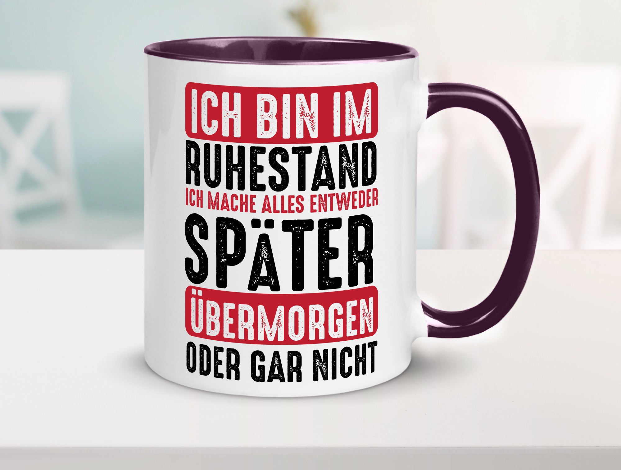 Ich mache alles später oder gar nicht | Rentner Ruhestand Geschenkidee Jubiläum