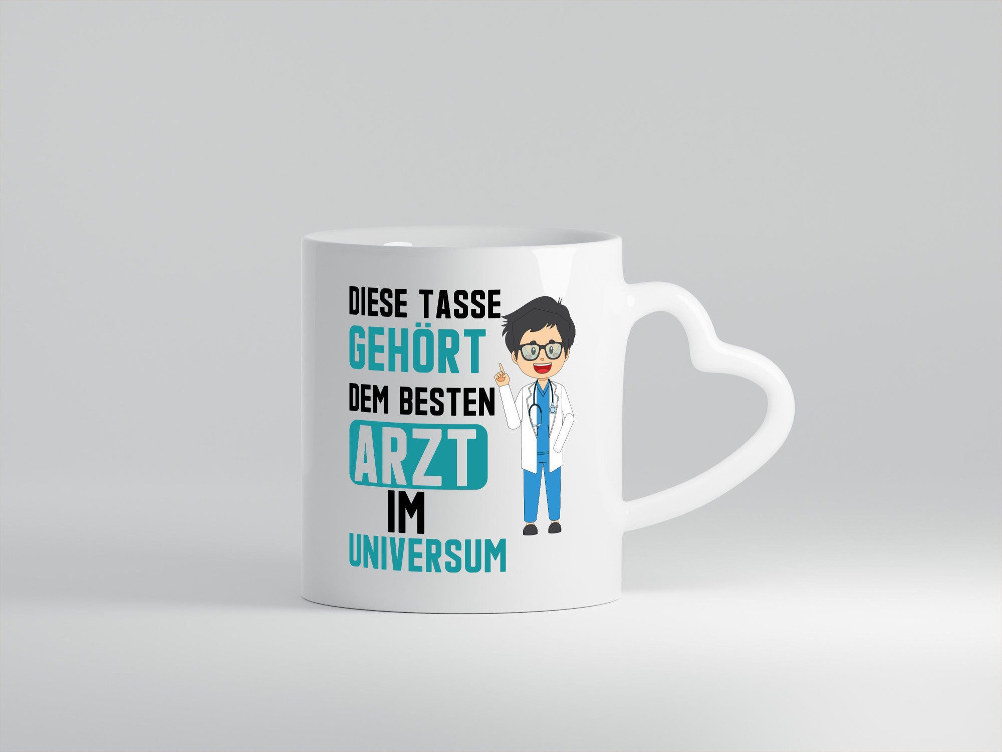 Bester Arzt im Universum | Ärzte Doktor Krankenhaus Geschenkidee Humor Tasse