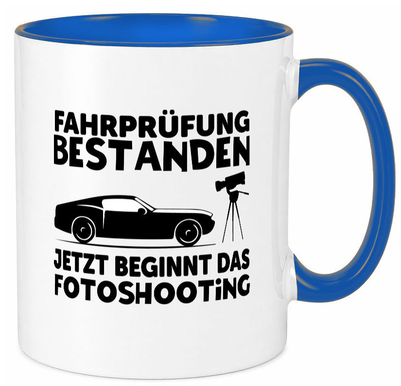 Fahrprüfung bestanden | Autofahren Führerschein Geschenk Humor Geschenkidee Tasse