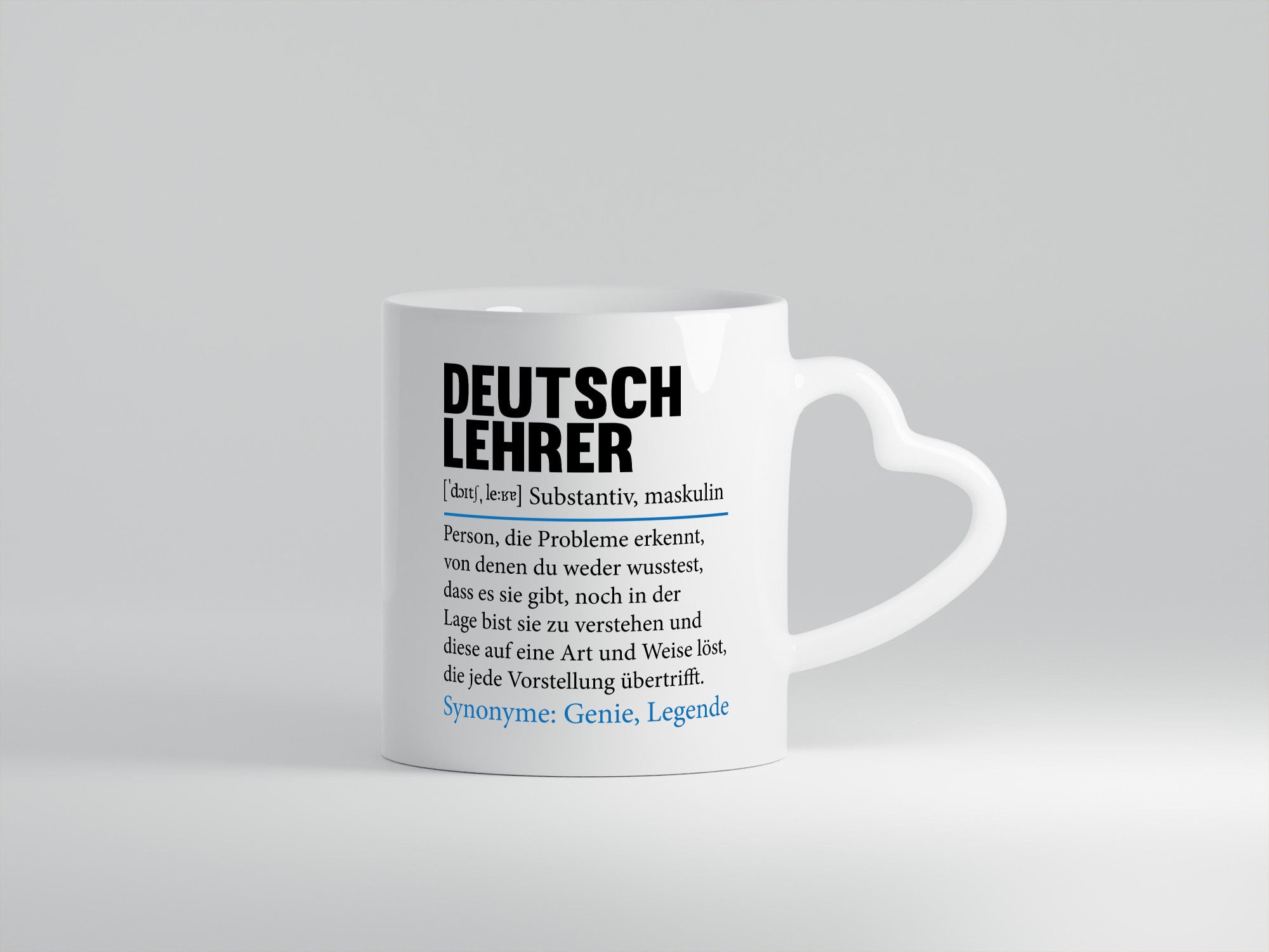 Deutschlehrer Spruch | Lehrer Schule Humor lustig Geschenkidee Geschenk Tasse