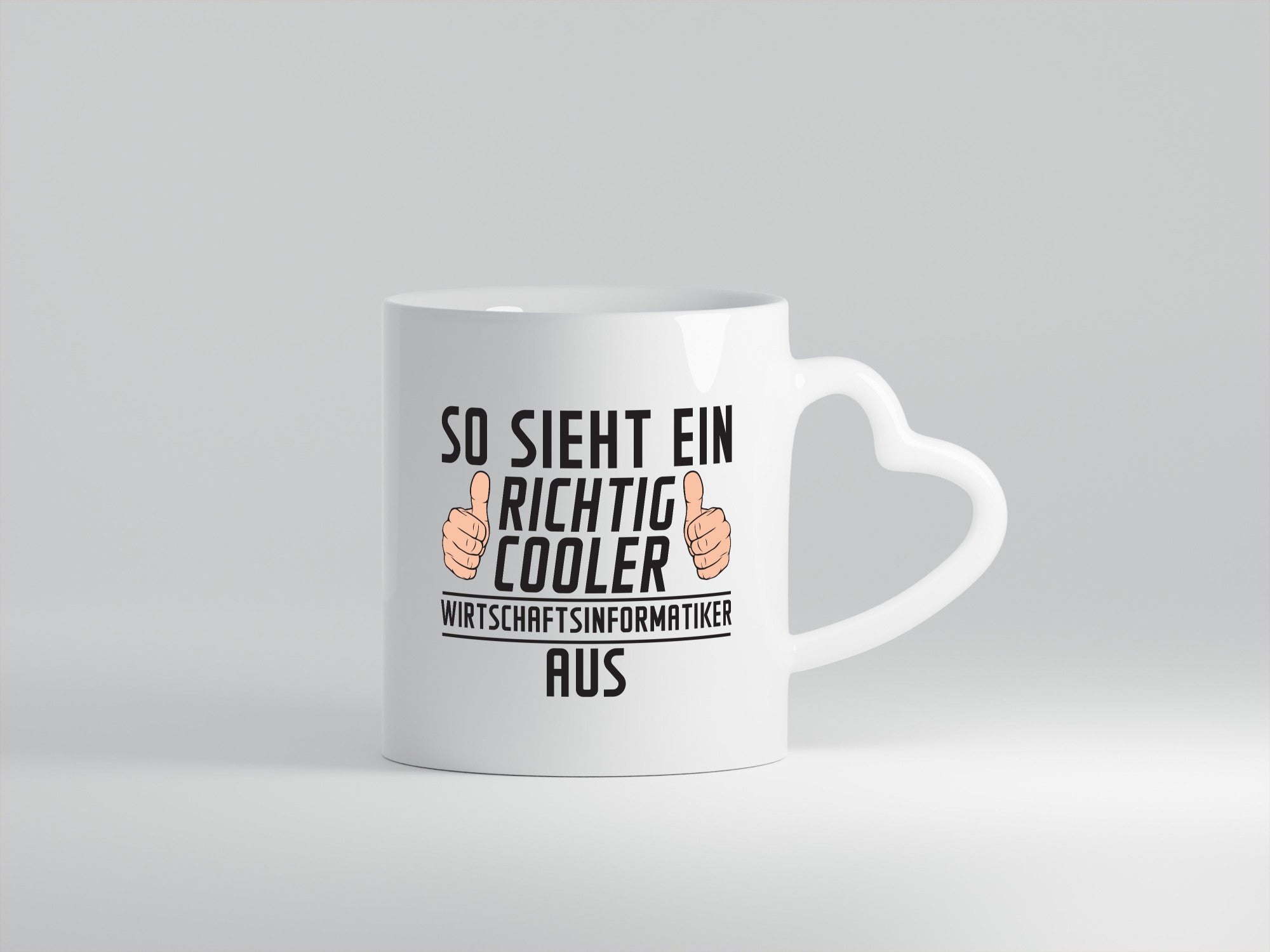 Richtig Coole Wirtschaftsinformatikerin | Wirtschaft v2 Geschenkidee Humor Tasse