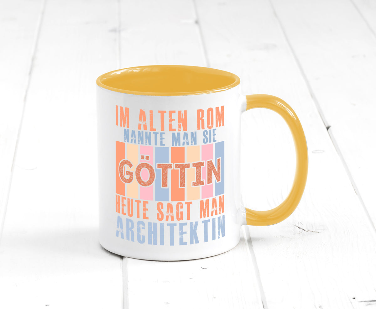 Heute sagt man: Architektin | Architektur Büro lustiger Spruch Geschenk Arbeit Tasse