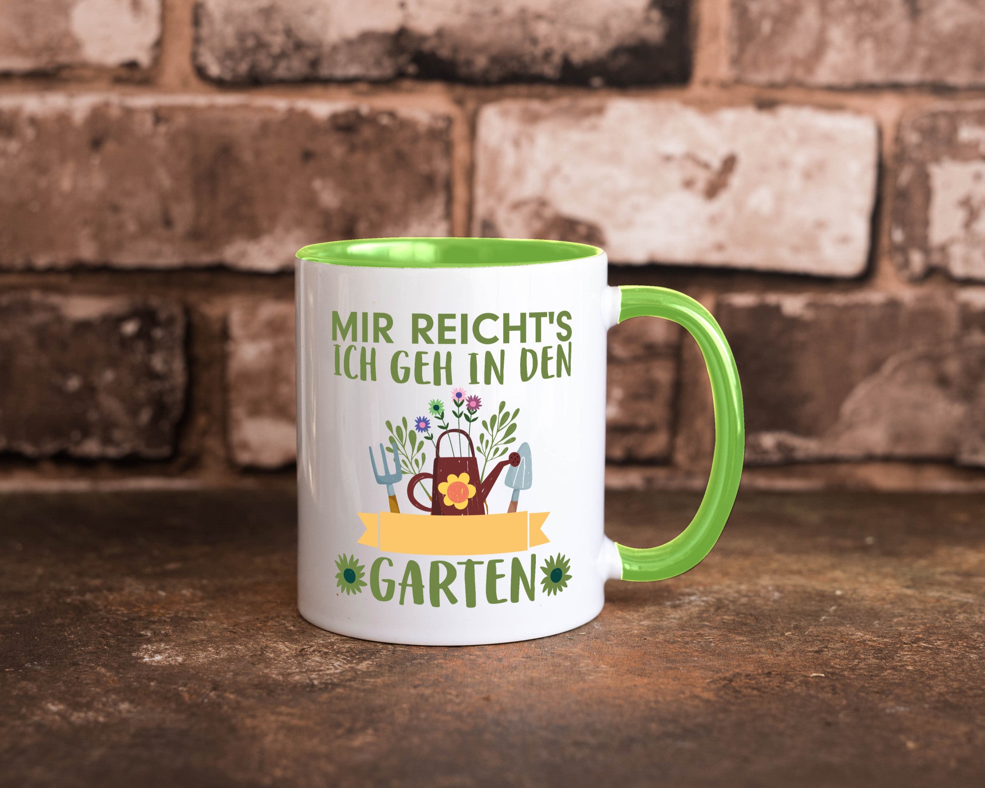 Ich geh in den Garten | Gärtner Tasse Gartenarbeit Humor Arbeit Kollegen Büro