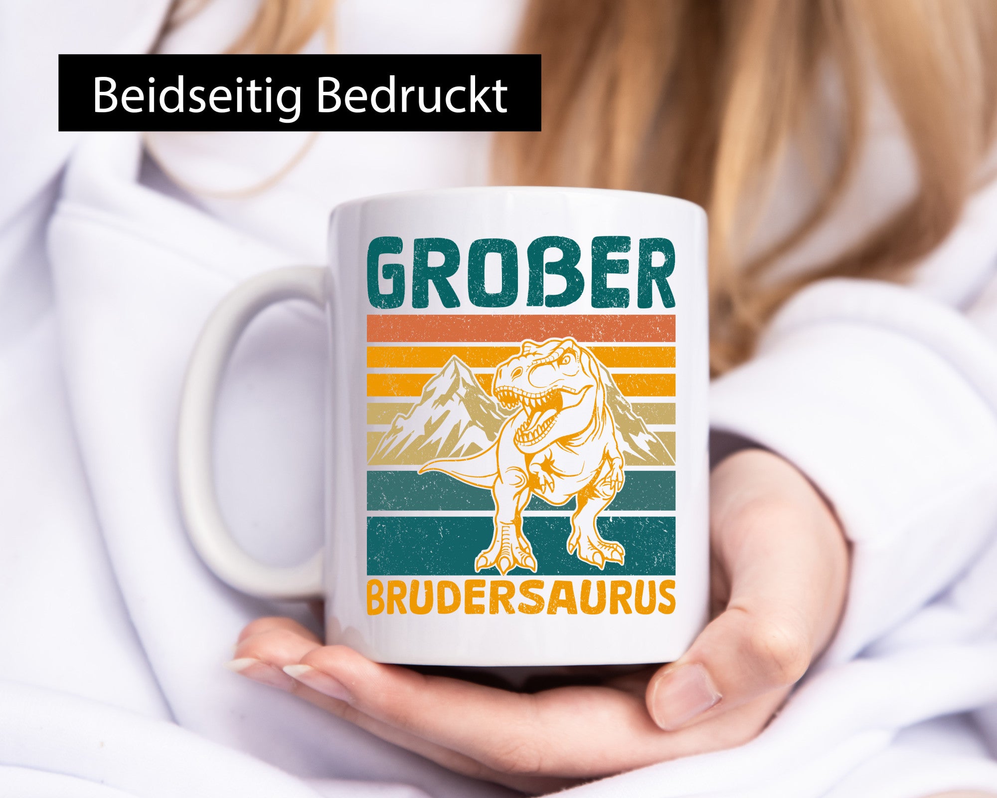 Großer Brudersaurus | Geschwester T-Rex Geschenkidee Humor Tasse