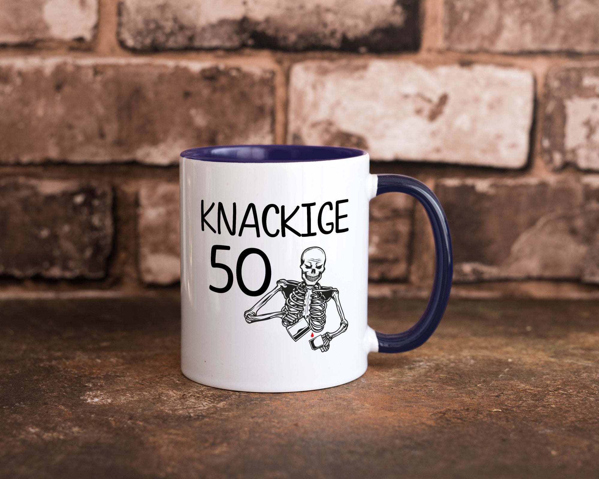 50. Geburtstag | Alt Knackig und Geschenk Geschenkidee lustiger Spruch Tasse
