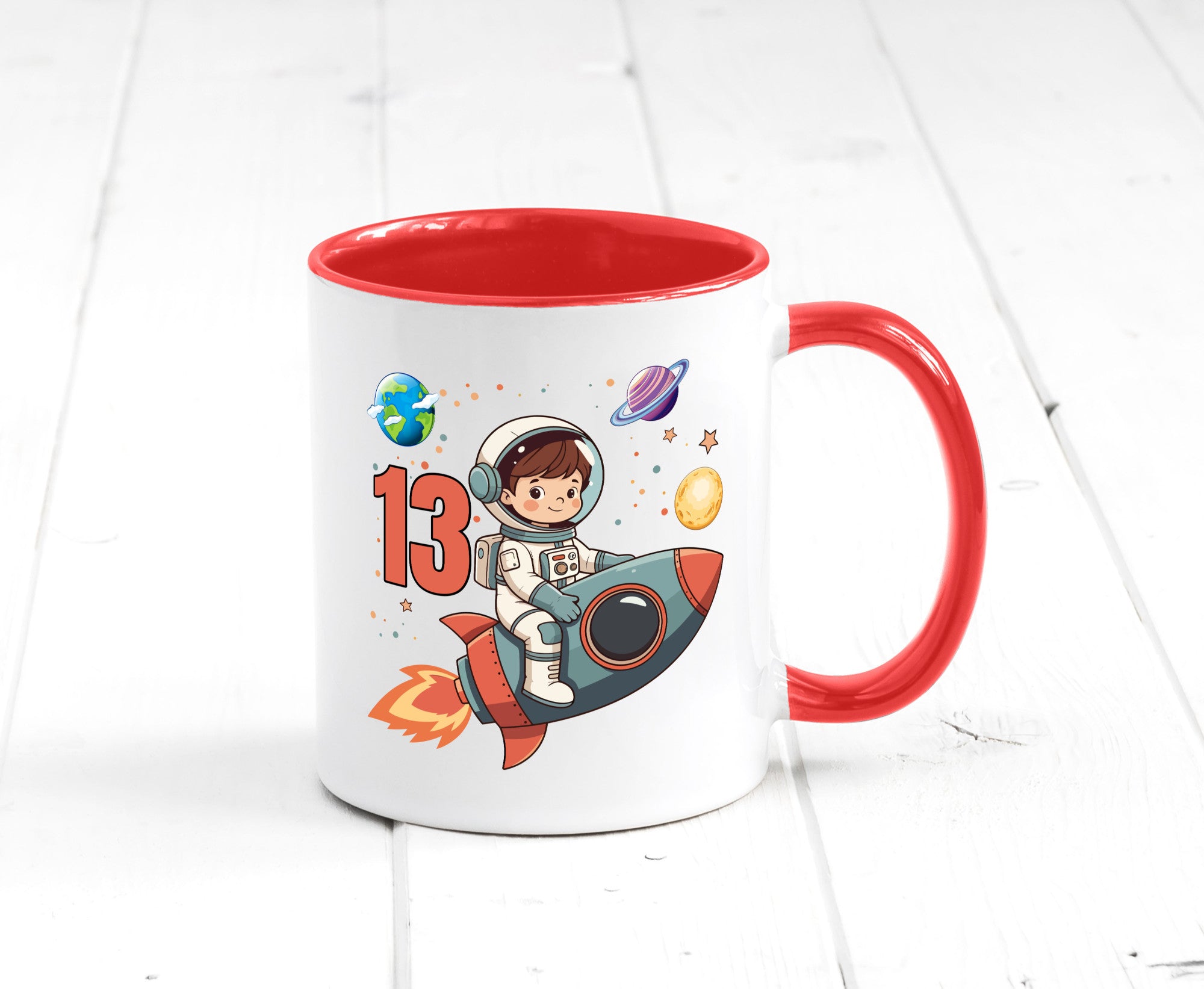13. Geburtstag | 13 Jahre Astronaut Weltraum lustiger Spruch Geschenk