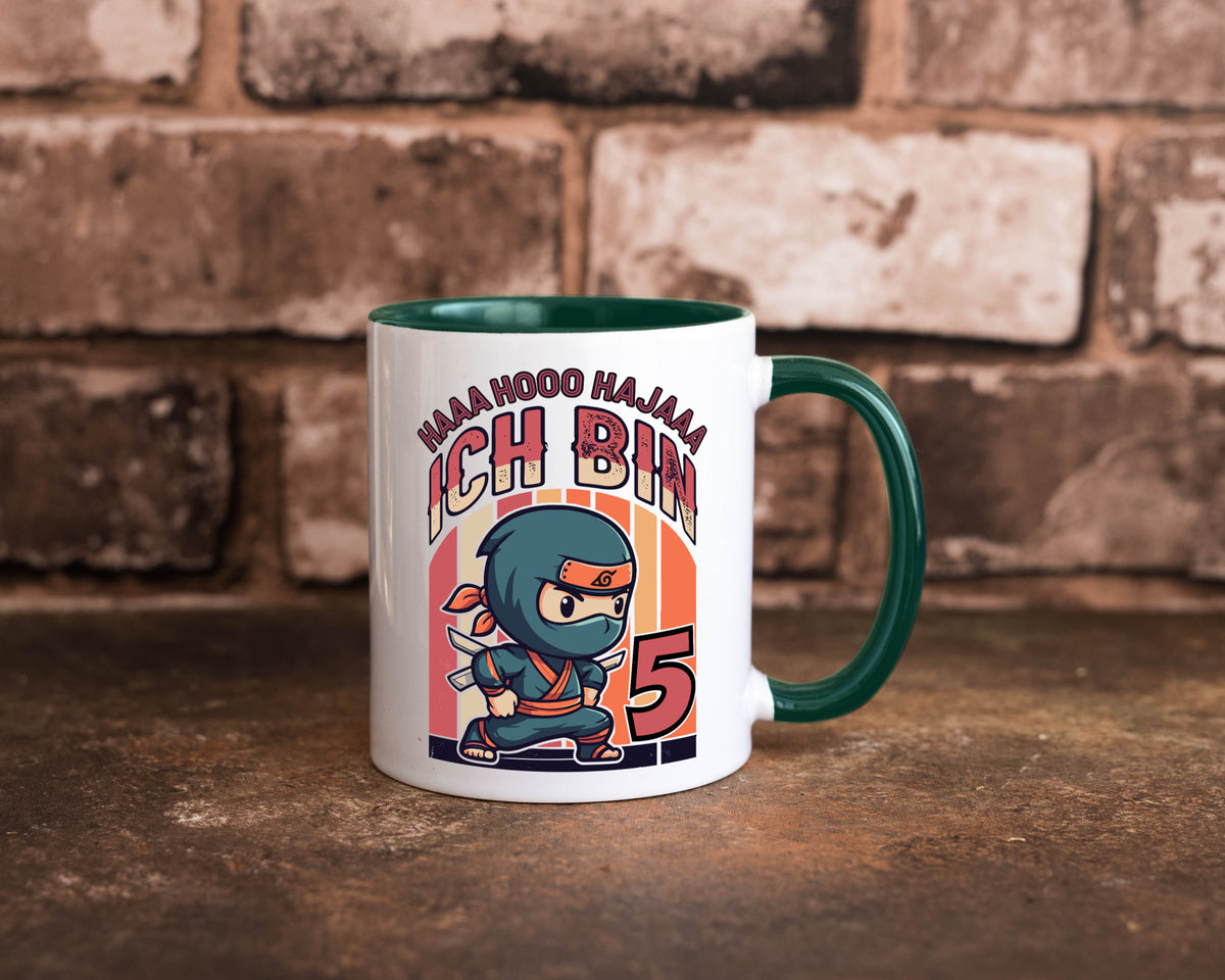5. Geburtstag | Ninja Junge 5 Jahre Humor Geschenkidee Tasse
