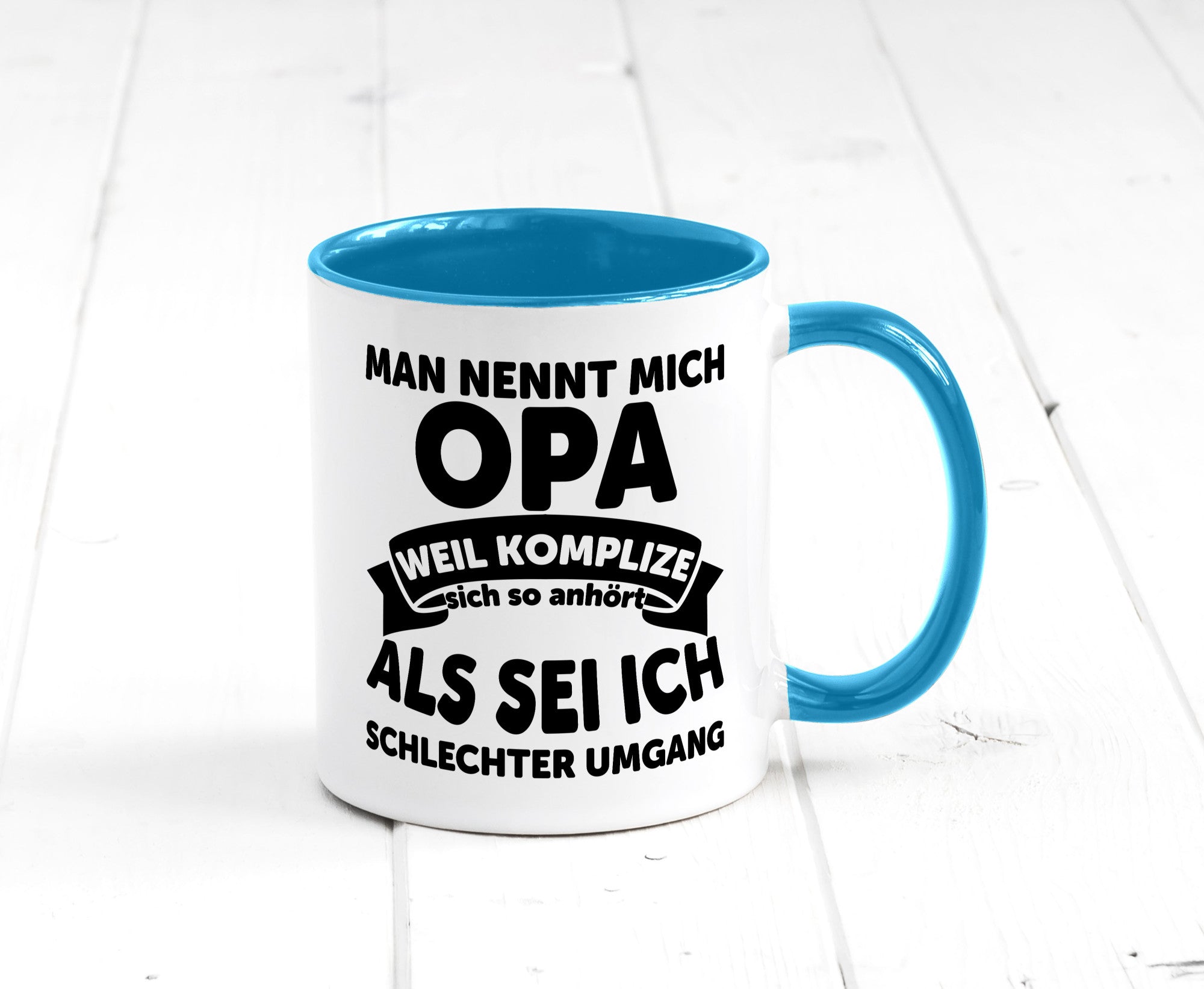 Nenn mich Opa, Komplize schlechter Umgang | Opa Witz Geschenk Familie