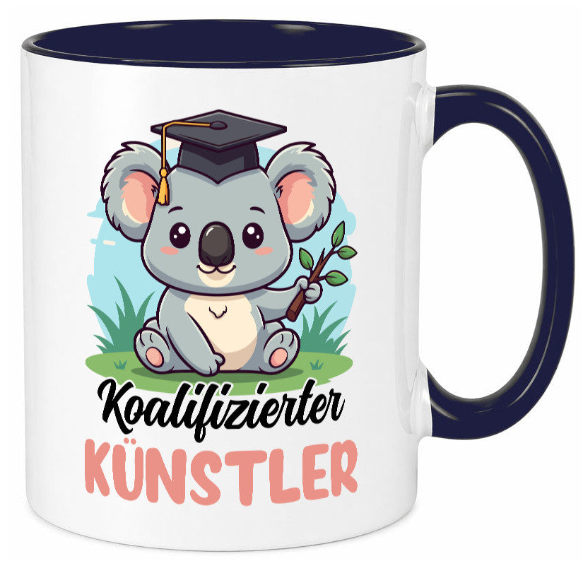 Koalifizierter Künstler | Kunst Humor Geschenkidee Tasse