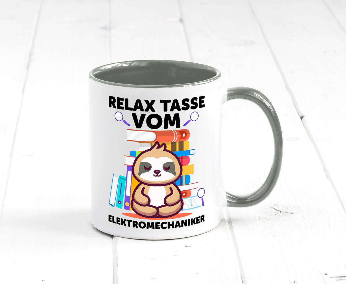 Relax Tasse: Elektromechaniker | Mechaniker Geschenk Humor Geschenkidee
