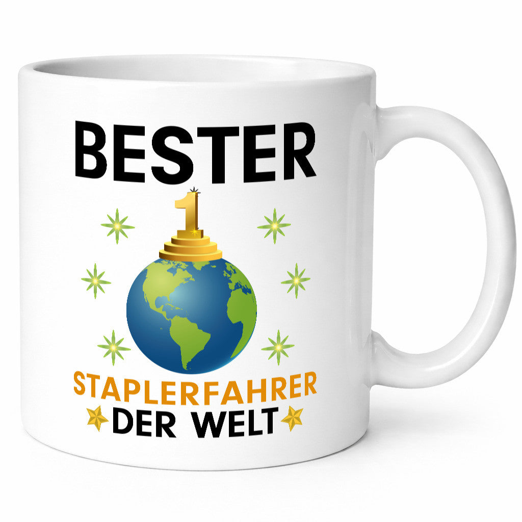 Welt Bester Staplerfahrer | Gabelstapler Fahrer Geschenkidee Humor Tasse