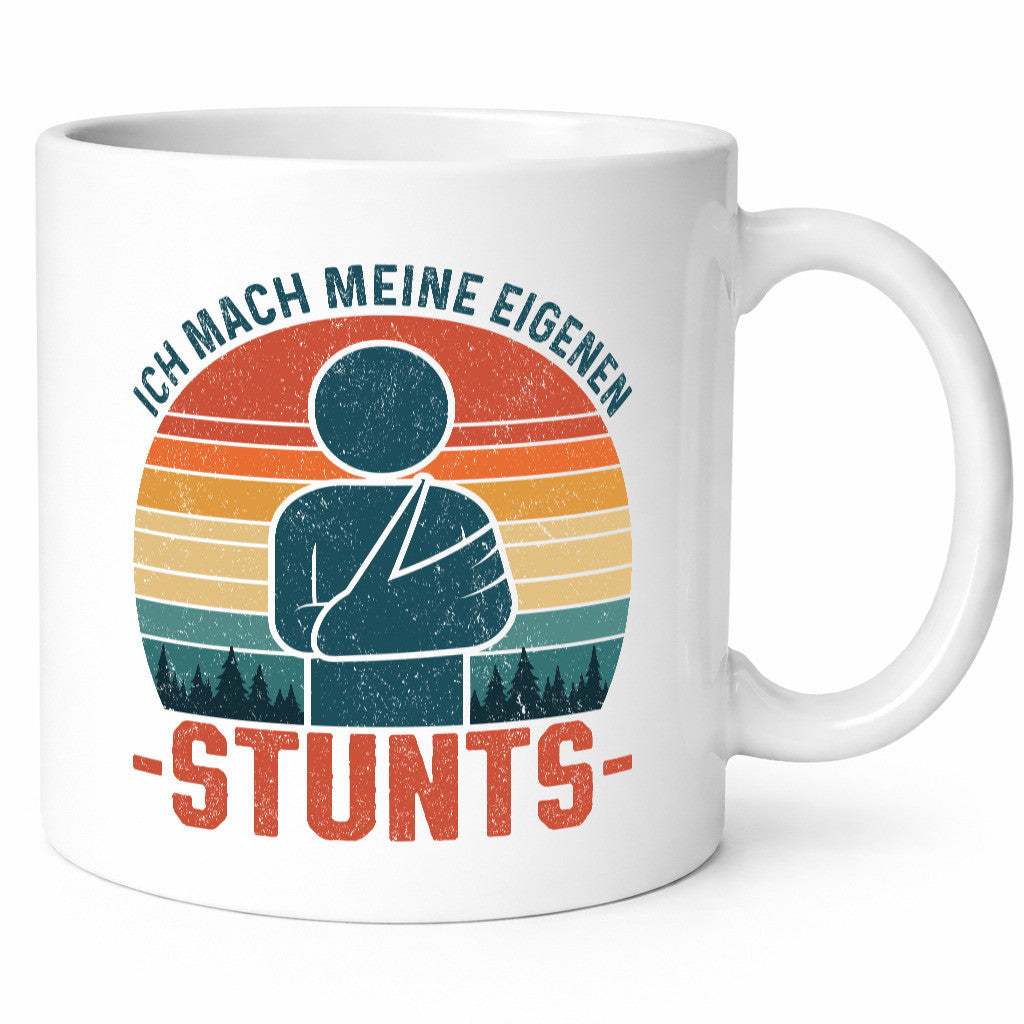 Ich mach meine eigene Stunts | Stuntman Gipsarm v2 lustig Humor Geschenkidee